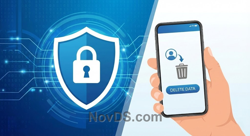 تعليمات طلب حذف بيانات المستخدم وحماية الخصوصية